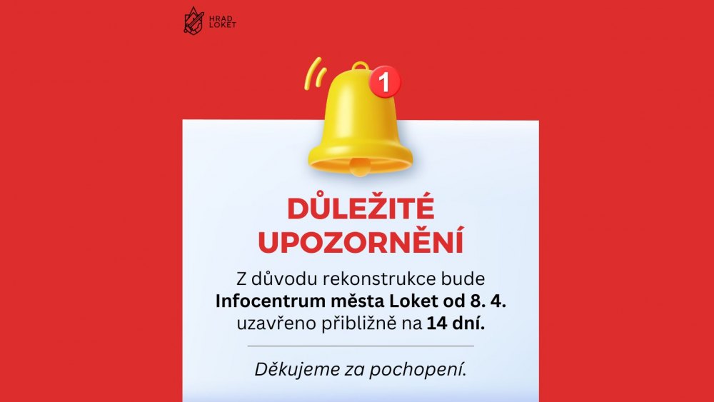 Infocentrum města Loket je dočasně uzavřeno