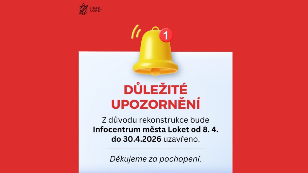 Infocentrum města Loket je dočasně uzavřeno
