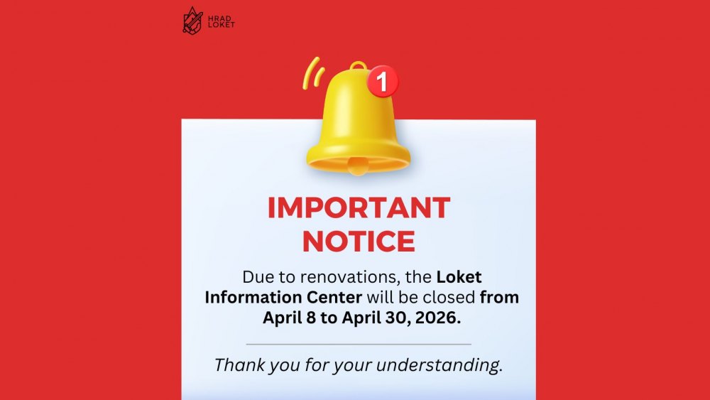 The Loket Town Information Center is temporarily closed.