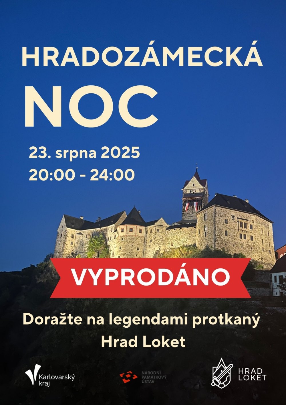 Hradozámecká noc - VYPRODÁNO