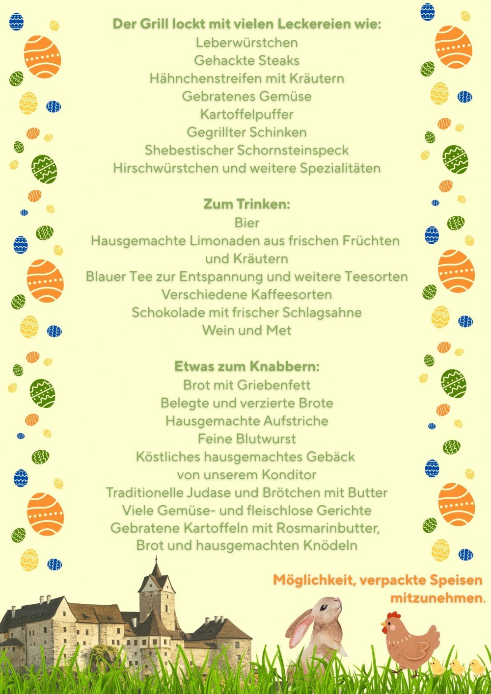 Karfreitag auf Burg Loket schon am 3. 4. 2026