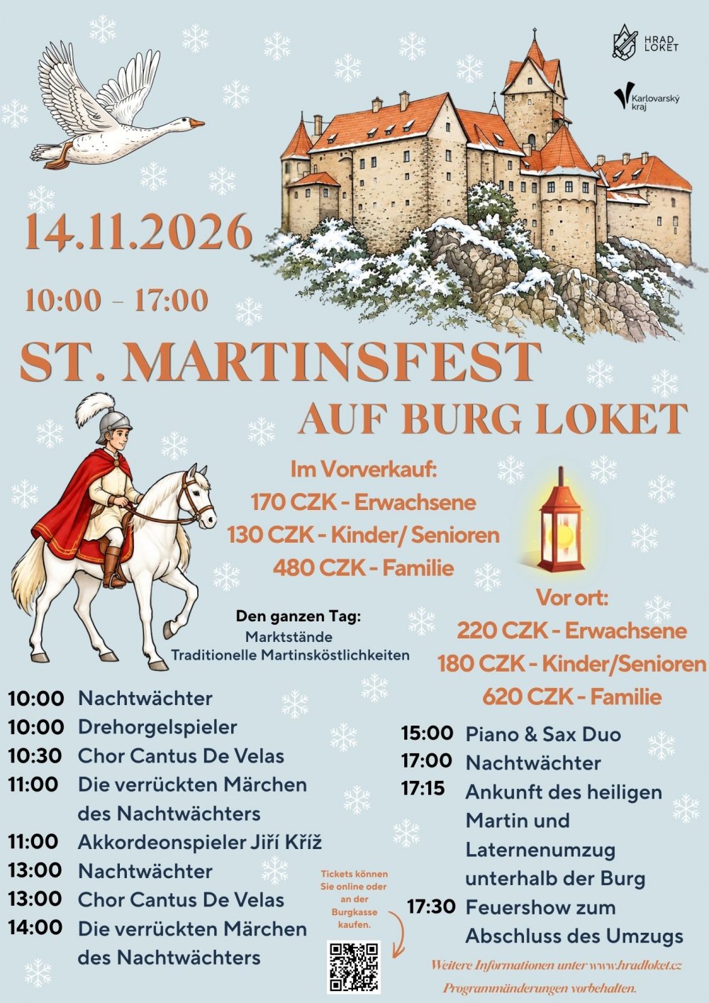 Martinsfest auf Burg Loket