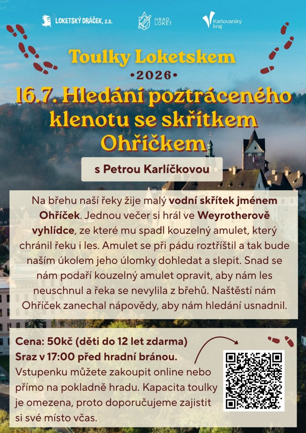 Toulky Loketskem pro děti se skřítkem Ohříčkem