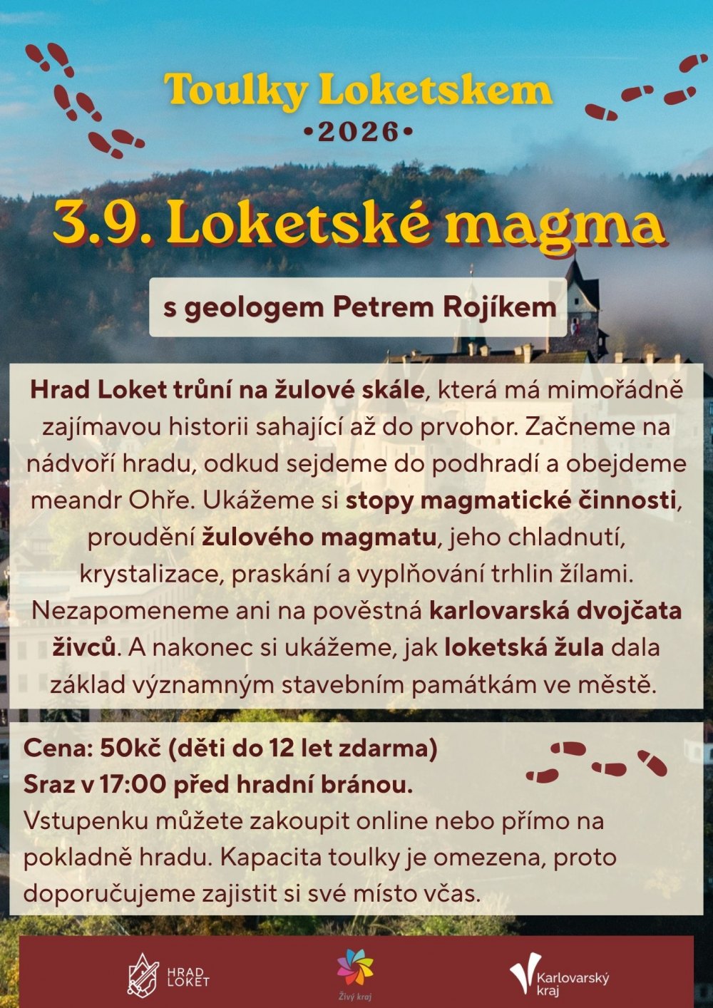 Poslední Toulka Loketskem 2026 již 3. září!