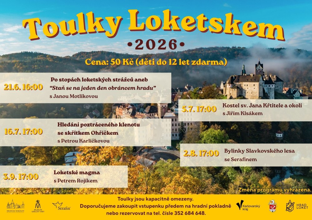 Toulky Loketskem 2026