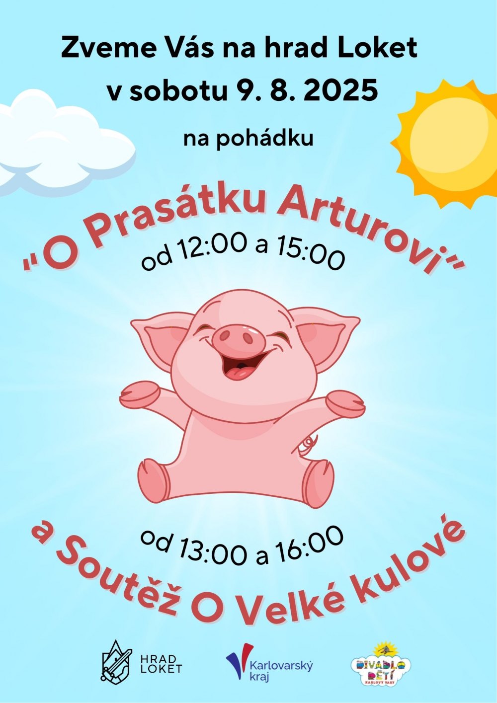 Pohádkové odpoledne na hradě Loket – 9. 8. 2025