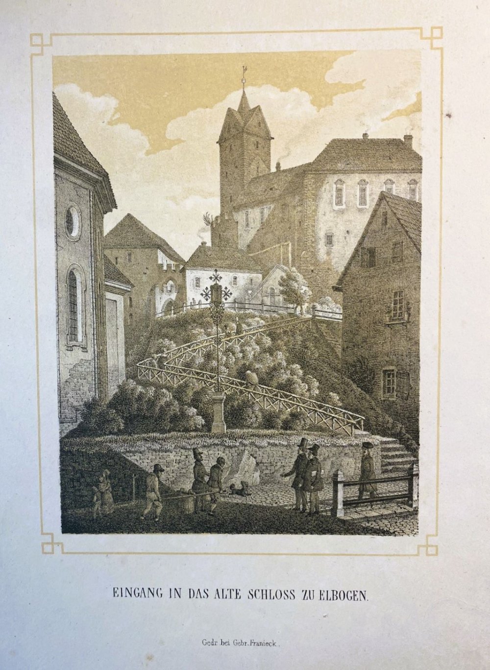 Zachovalé litografie z hradní sbírky
