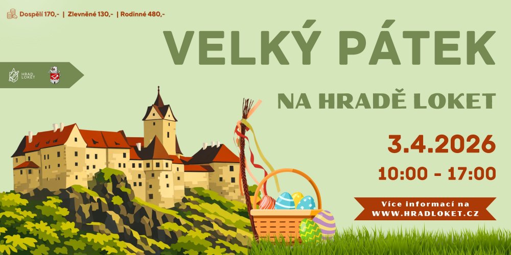 Good Friday at Loket Castle on April 3, 2026!