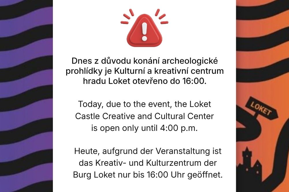 Kulturní a kreativní centrum otevřeno do 16:00