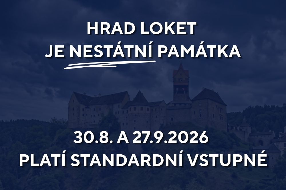 Hrad Loket zůstává o vybraných dnech se standardním vstupným