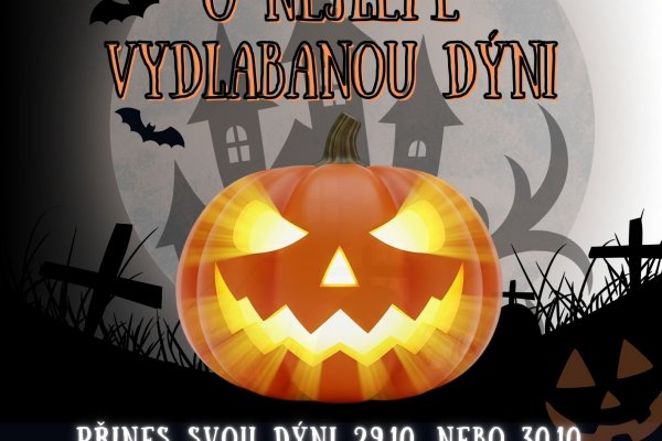 Wettbewerb um den am besten geschnitzten Kürbis auf der Burg Loket