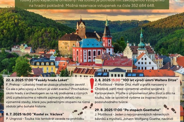 Toulka 2. 8. 2025 začíná již v 15:00 – "100 let výročí úmrtí Waltera Ditze"