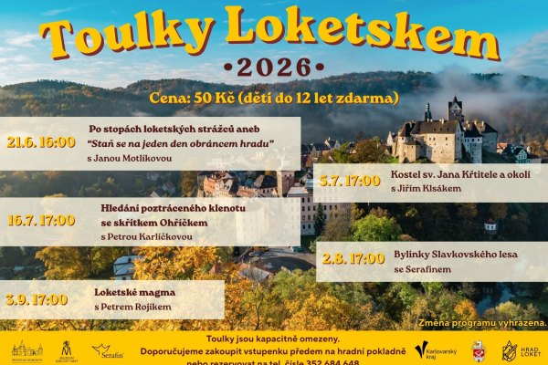 Toulky Loketskem 2026