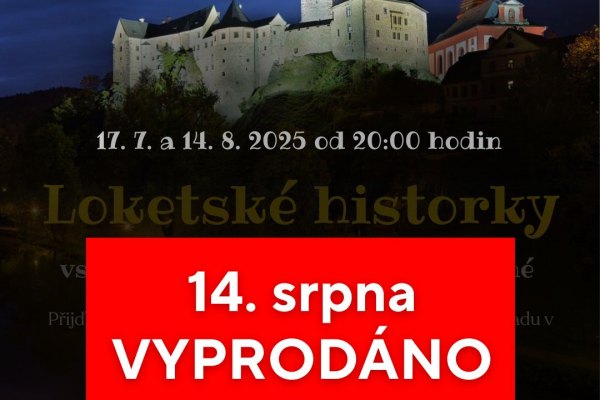 Srpnový termín Loketských historek je vyprodaný