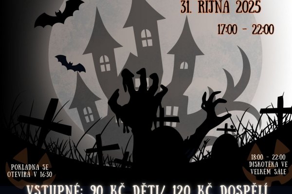 Rej strašidel na hradě Loket 31. října 2025