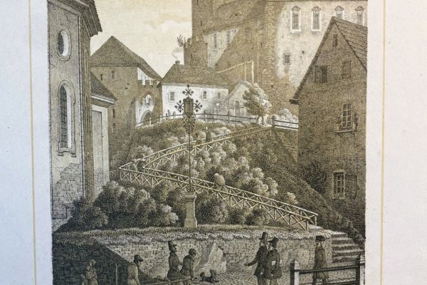 Zachovalé litografie z hradní sbírky