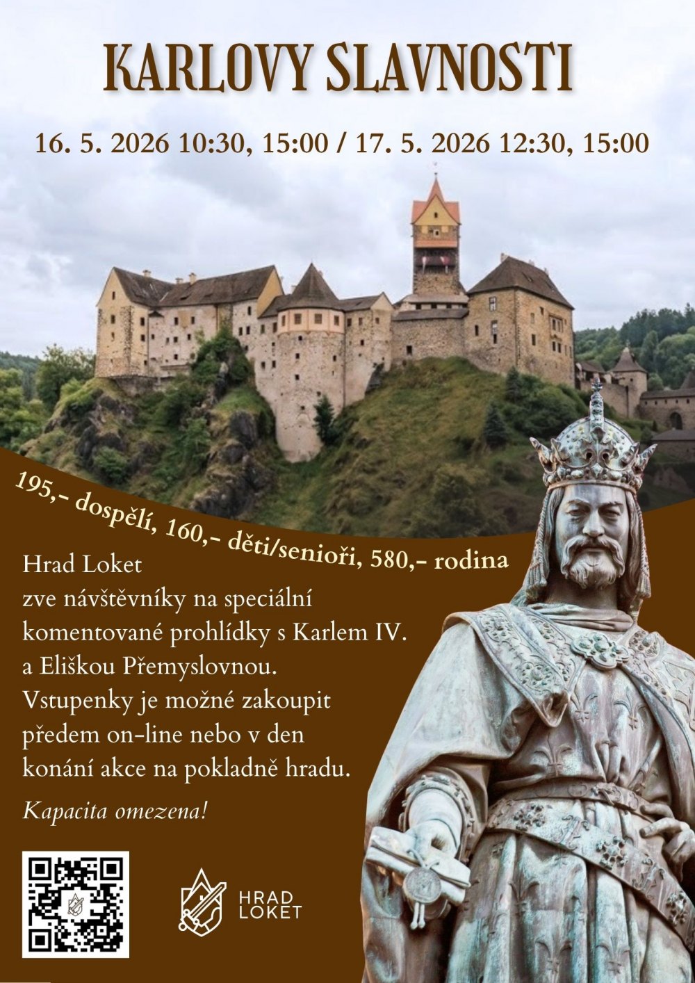 Karlovy slavnosti na hradě Loket