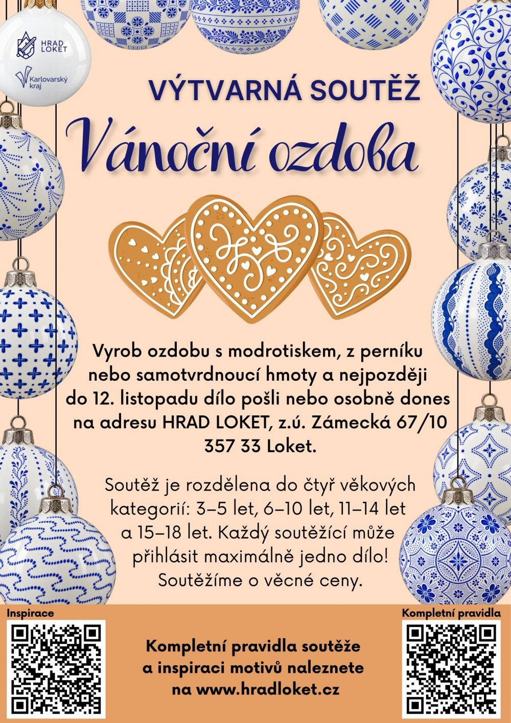 Výtvarná soutěž Vánoční ozdoba