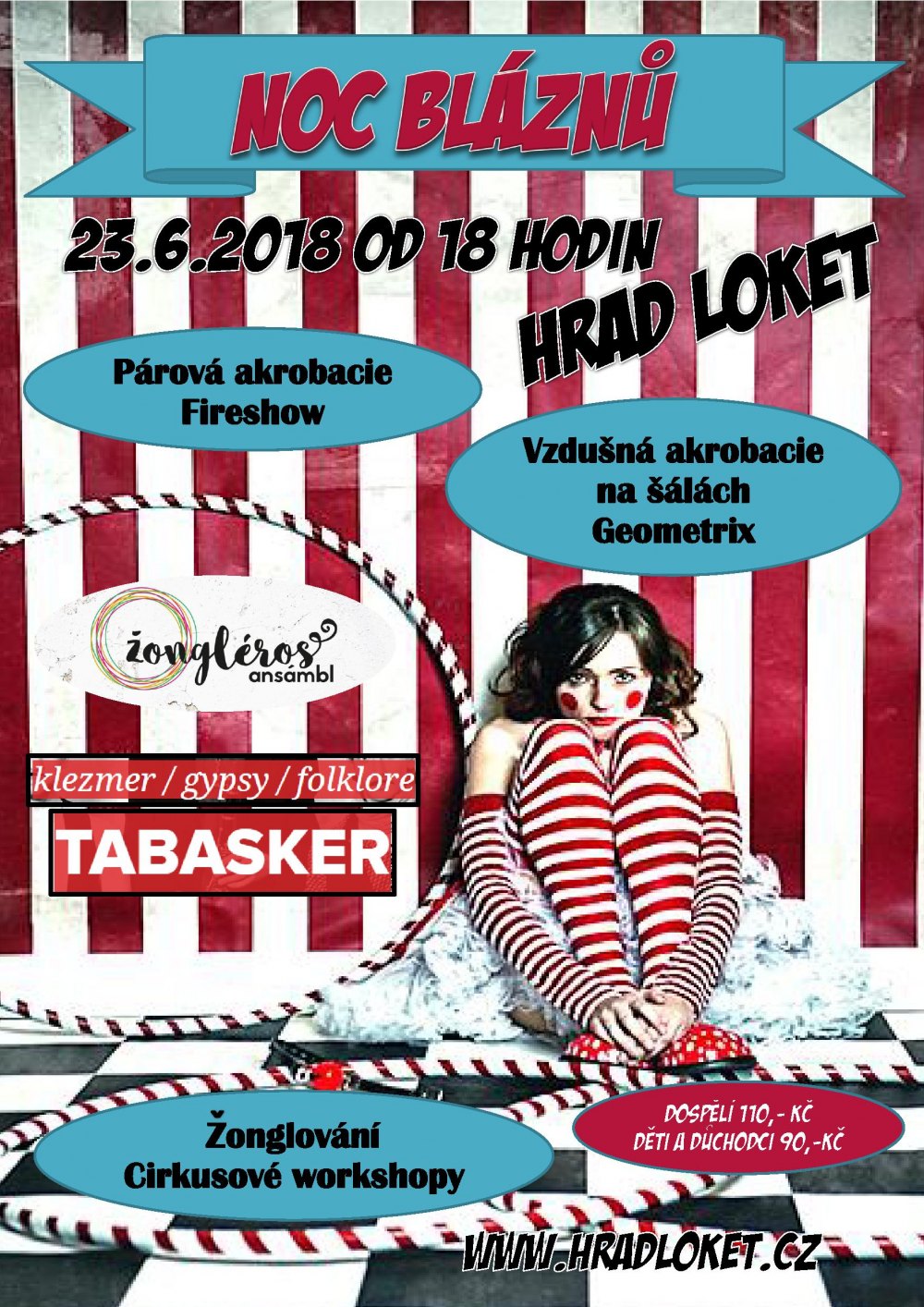 NOC BLÁZNŮ / ŽONGLÉROS a TABASKER