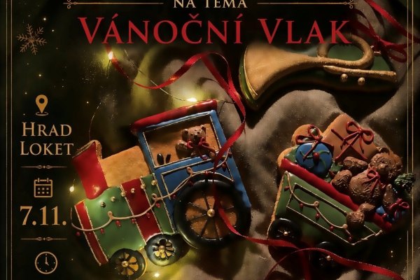 Vánoční kurz zdobení perníčků na téma Vánoční vlak
